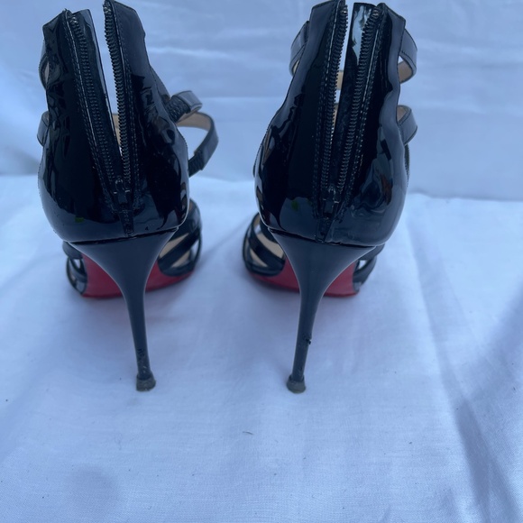 Christian Louboutin Mariniere Strappy High Heels Sandals - Picture 6 of 12